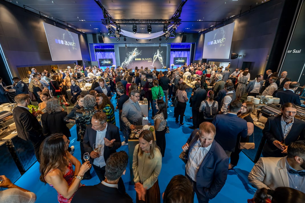 auviso feierte ihren 20 Geburtstag, da wo Alles begann: im KKL