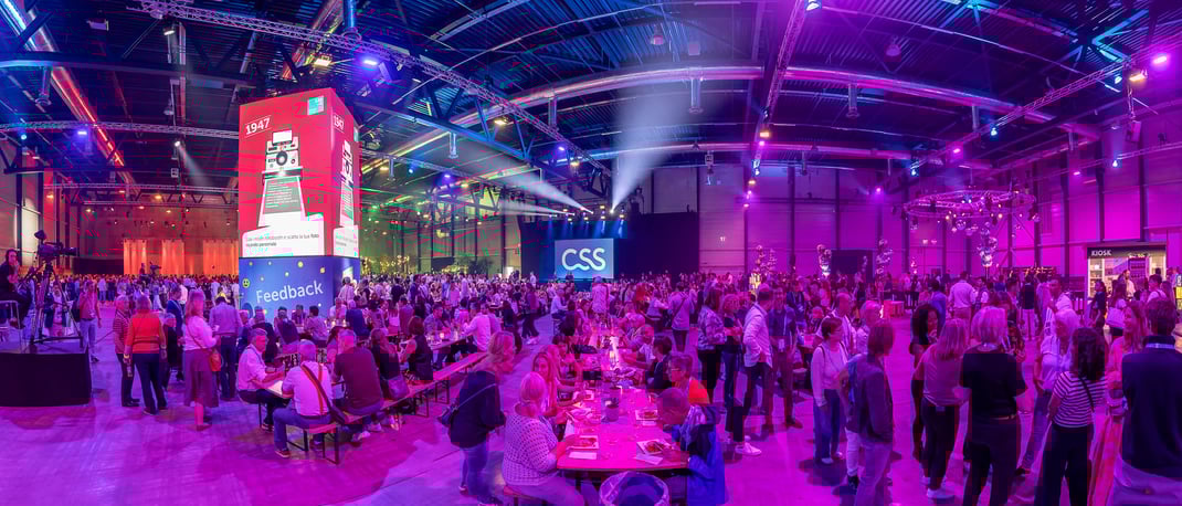 CSS-Geburtstagparty für alle Mitarbeitenden und Pensionierte in der Messe Luzern