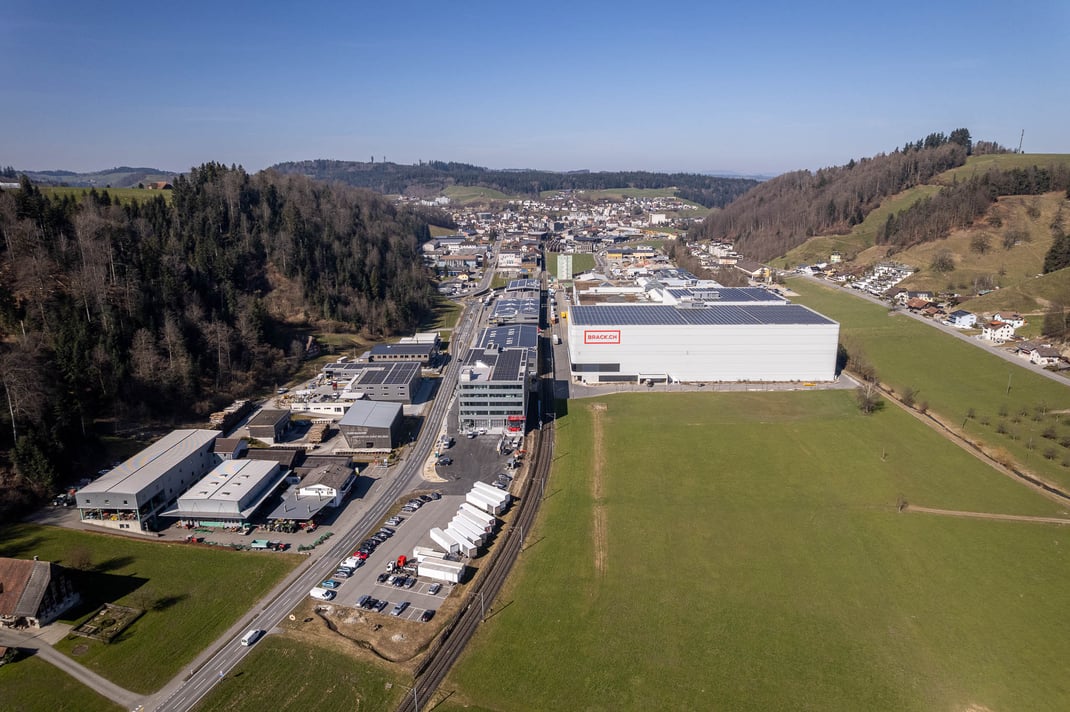 Industrieareal eingangs Willisau (Richtung Menznau - Wolhusen)