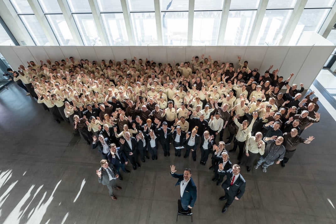 Tavolago-Betriebsleiter David Allemann dirigiert ein 250-köpfiges Gastronomie-Team