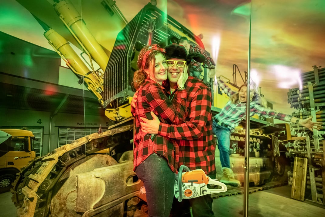 Erinnerung dank Fotobox.