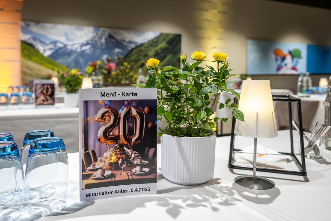 Mitarbeiteranlass 20 Jahre Wohncenter Emmen