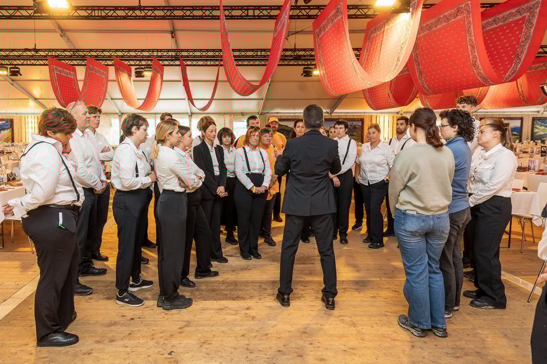 Migros Catering Services Zürich GMZ im Einsatz am Eidgenössischen Schwing- und Älplerfest in Mollis/GL