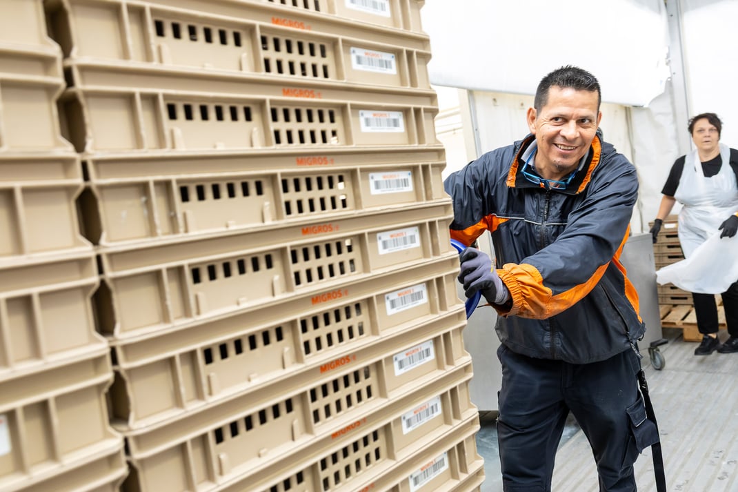 Migros Catering Services Zürich GMZ im Einsatz am Eidgenössischen Schwing- und Älplerfest in Mollis/GL