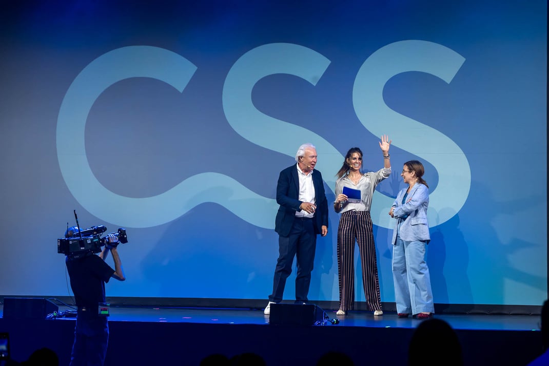 VR-Präsident Bernard Rüeger und CEO Philo Colatrella begrüssen die Gäste