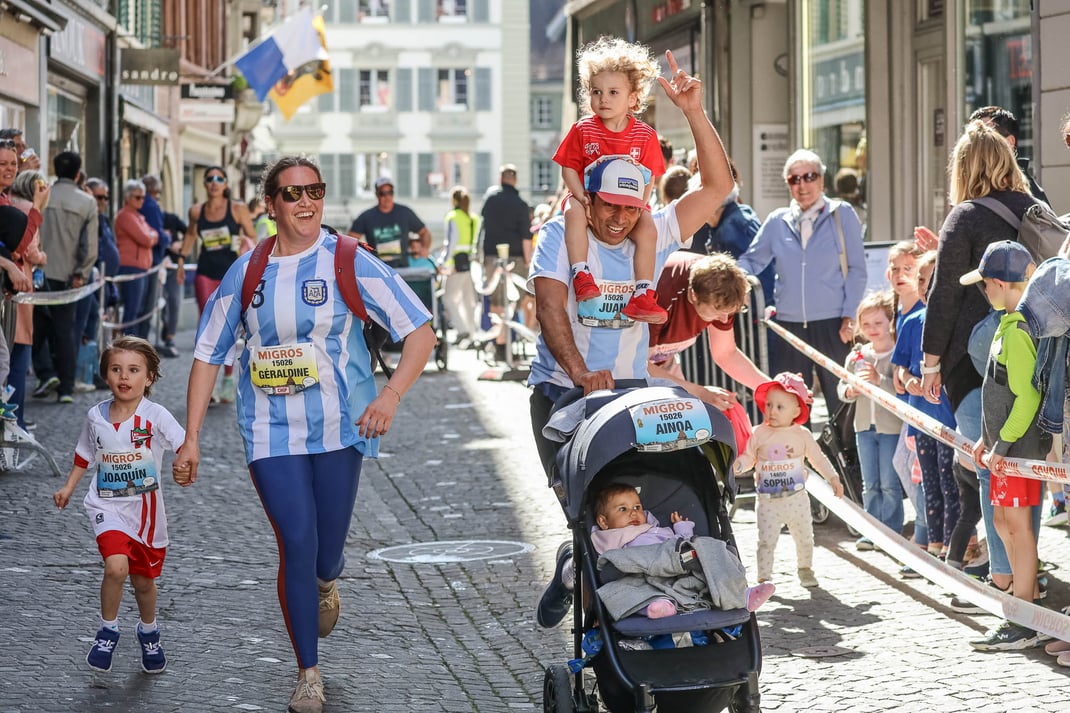 Nur noch wenige Meter bis ins Ziel...