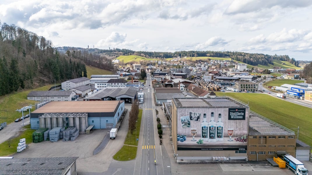 Industrieareal eingangs Willisau (Richtung Menznau - Wolhusen)
