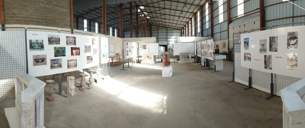 Salle d'exposition "Mobilier religieux" de l'Ecomusée