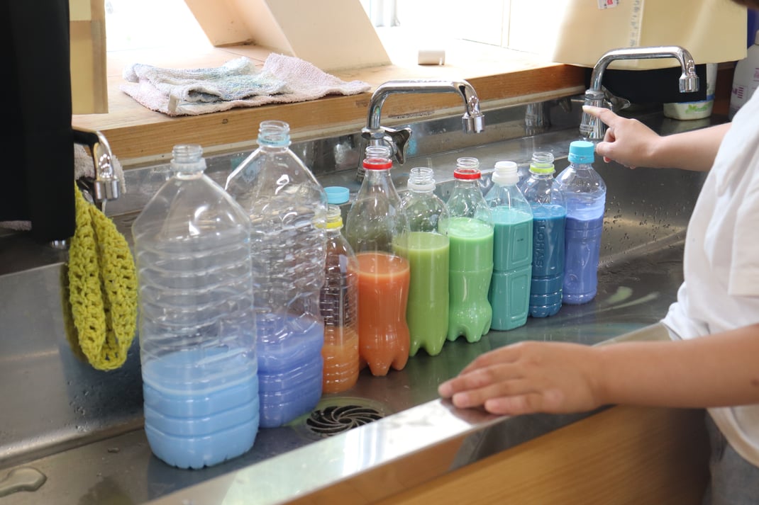 いろいろな時間の空の色をつくる