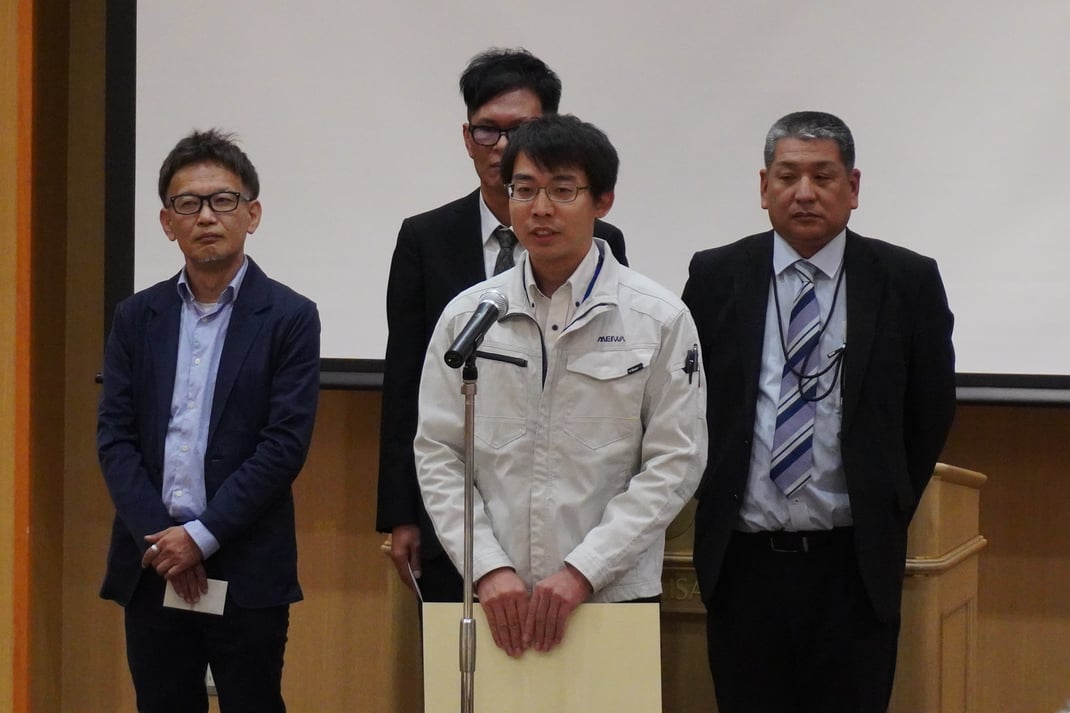 最優秀者：㈱明和技術コンサルタンツ　猿田悠真