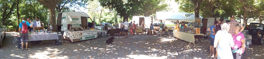 Petit marché de saint privat de vallongue