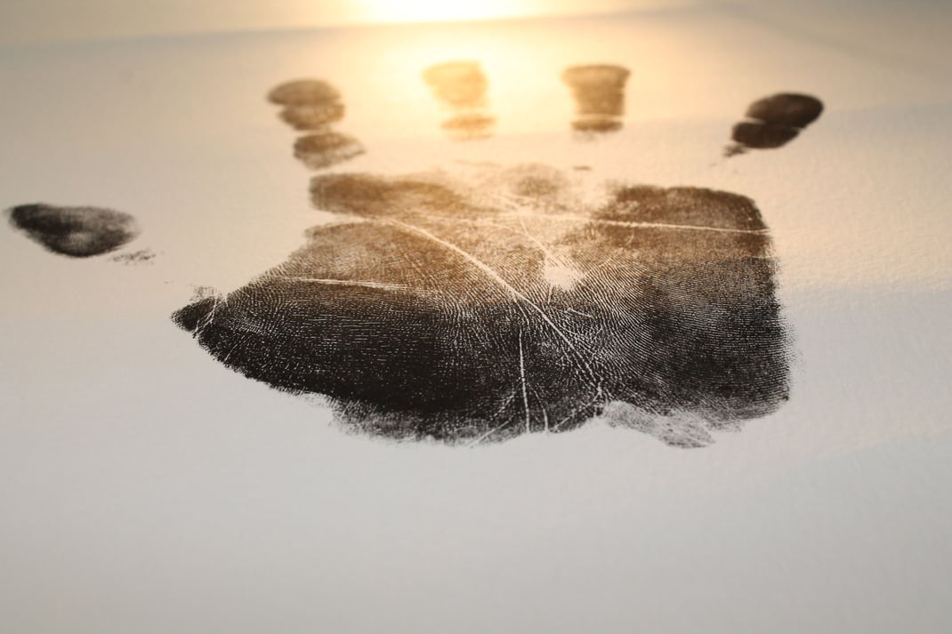 Handabdruck mit allen Handlinien, www.passion-of-nature.ch