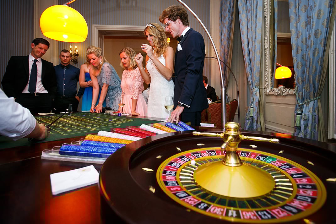 Blauer Salon als Casino