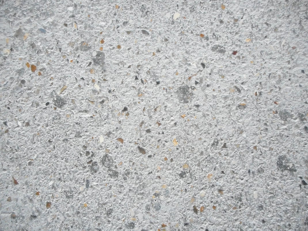 Le Monde de la Pierre, Béton poli, Rolleville, Normandie, France