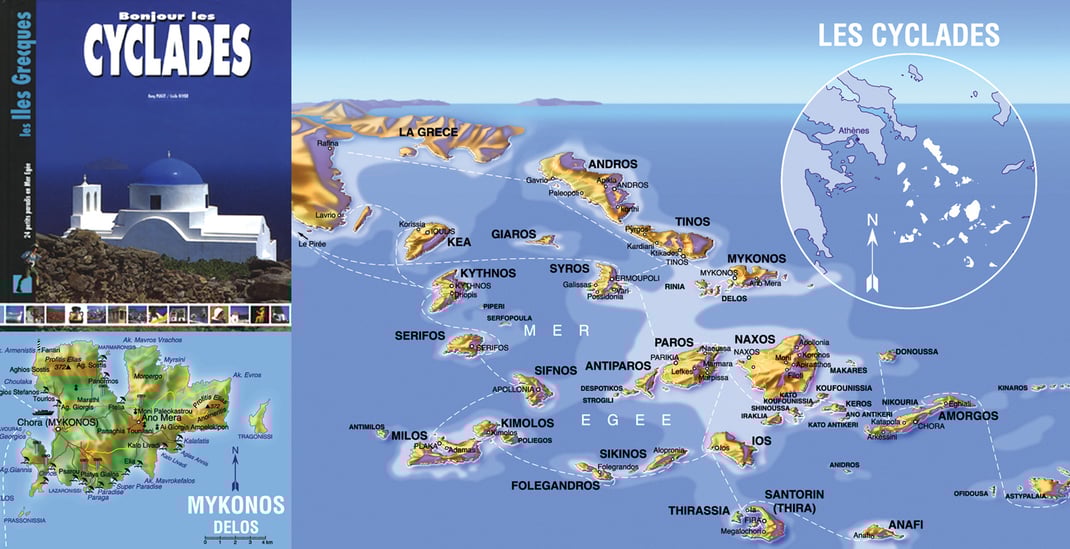 Cartographie Les Cyclades