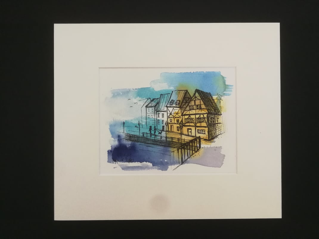 Spaziergang durch Strassburg CHF 300.- (Format 30 x 26 cm)