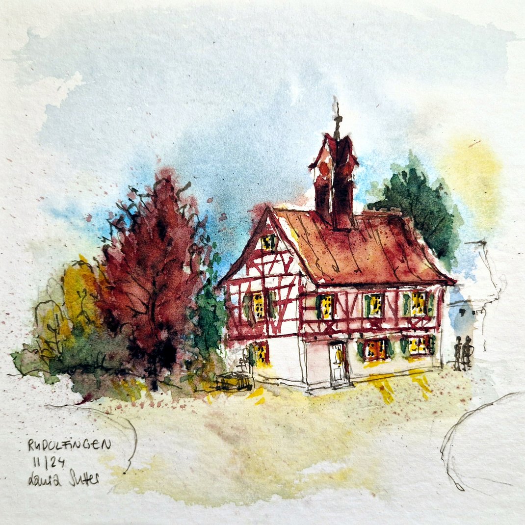 Rudolfingen CHF 350.- (Format 30 x 30 cm)