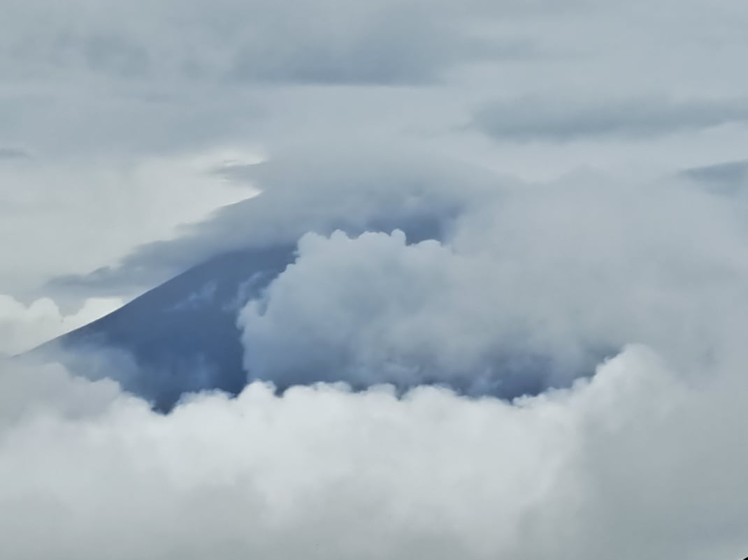 Ein mystischer Blick auf den Fuji-San...