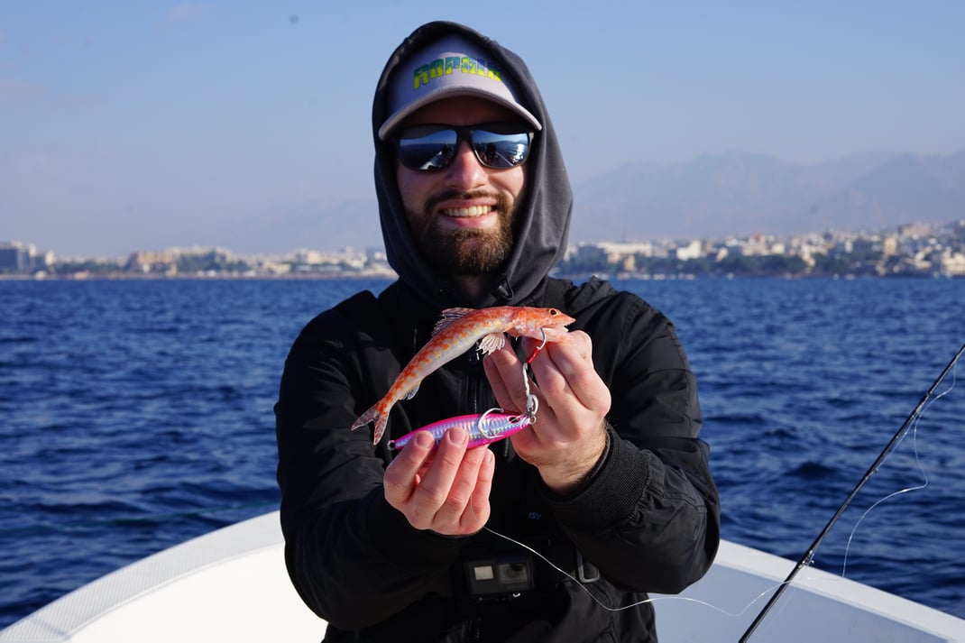 Johannes Höfner | ? | Synodontidae sp. | 20cm | Golf von Akaba | Jordanien | 5. Jänner 2023