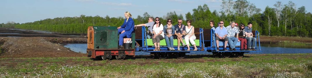 Sonderfahrt mit der Torfbahn durch das Himmelmoor