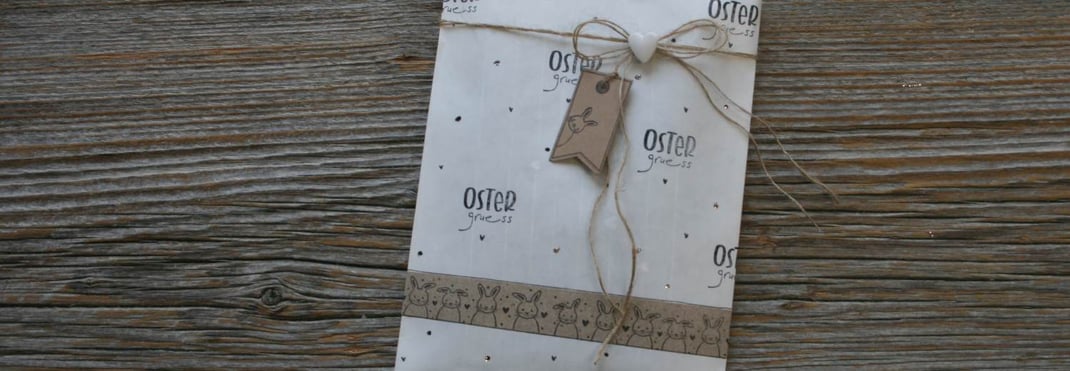 Stempelidee "frohe Ostern"