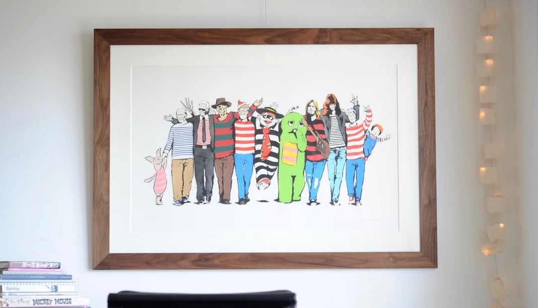 Kurry（カリー）"NO BORDER 11人の喜客"の額装画像