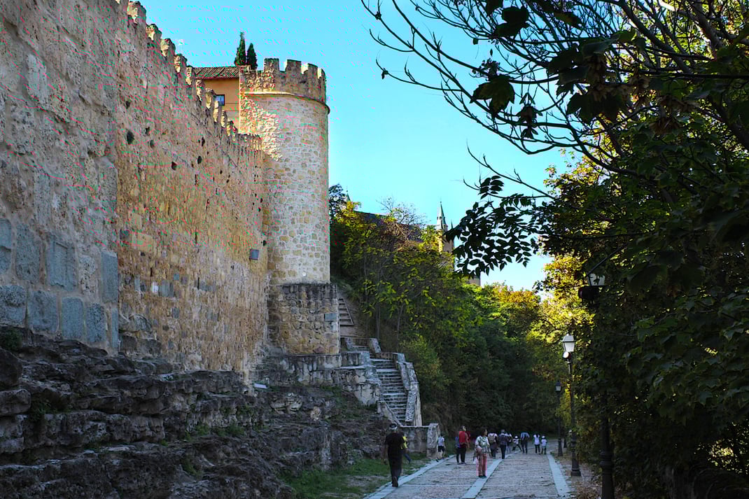 Muralla norte de Segovia