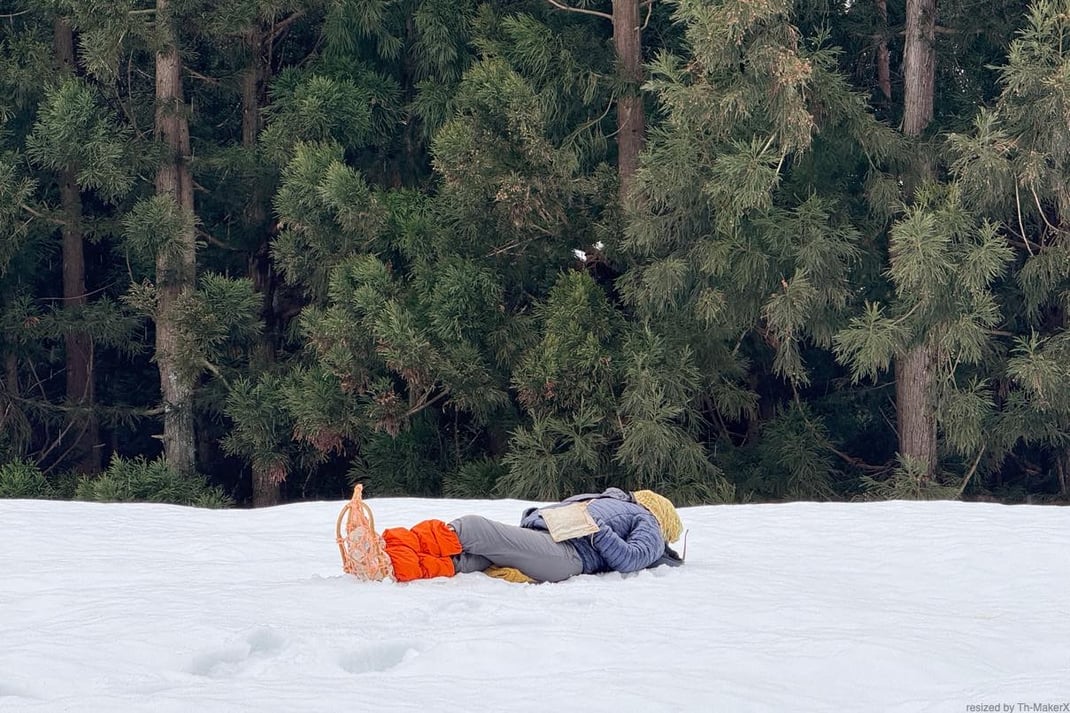 雪上の一人時間