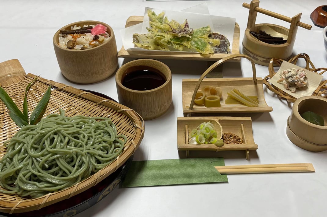 精進料理のランチ