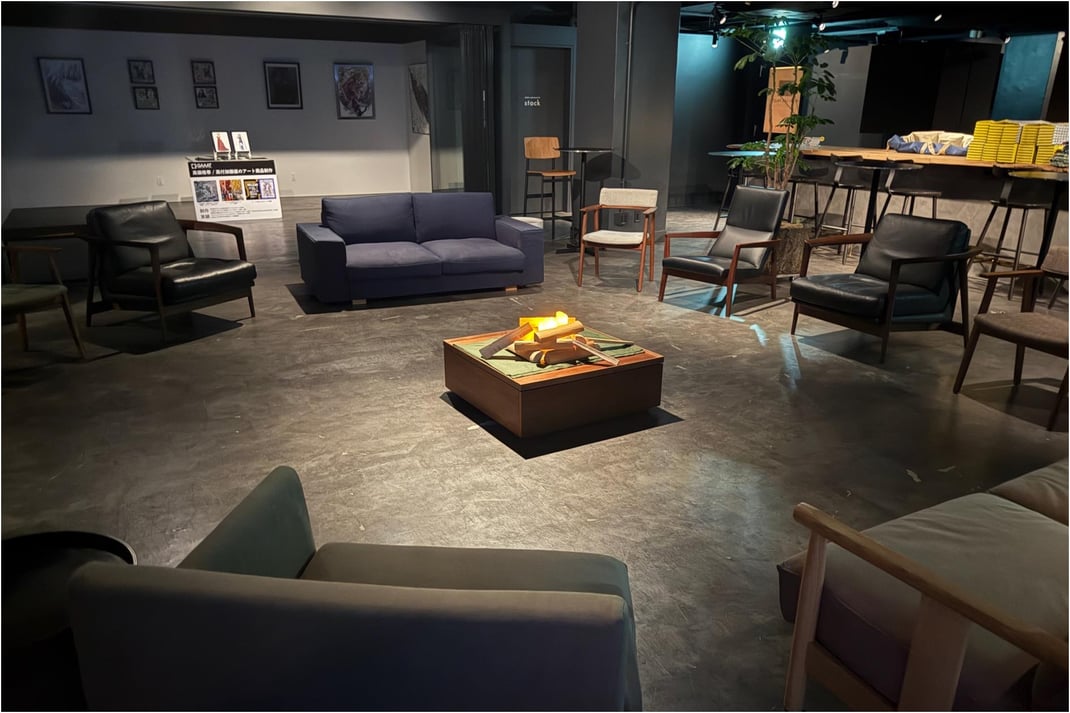 PALETTEの森の焚き火場