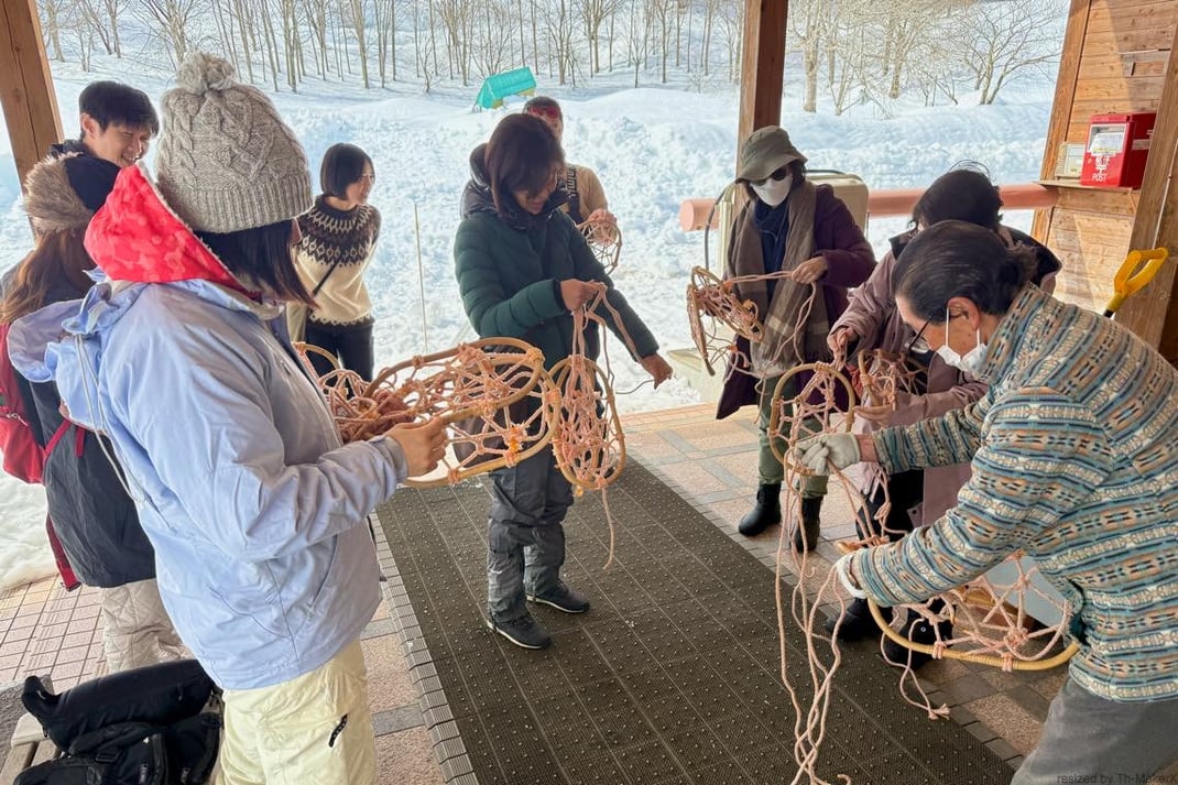 かんじきレクチャー(萌木の里)