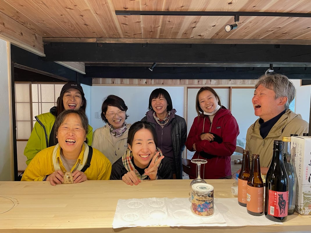 北信濃清水農園の清水さんとご一緒した皆さんと