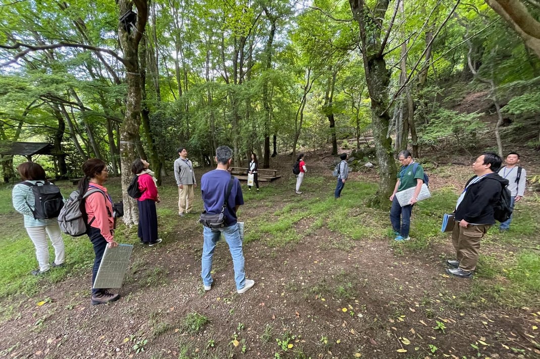 深い呼吸（森の入り口で）