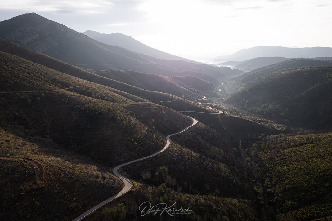 Die CC-158, eine wunderschöne Strecke in die Berge