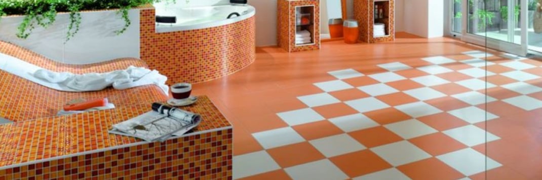 Mosaico Crystal Mix Giallo Arancio Vetro lucido