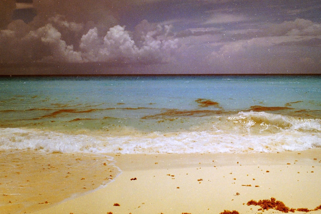 cancun,beach,tropical,caribe,mexico,yucatan,analog,film