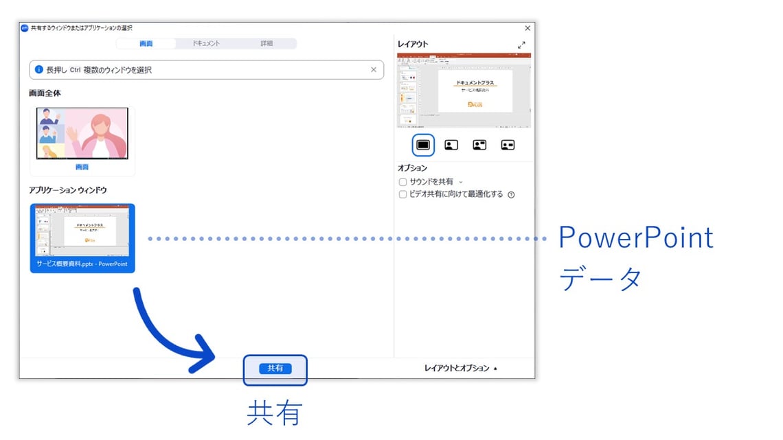 zoomでプレゼンする際、パワーポイントの「発表者ツール」をぜひ活用しましょう。