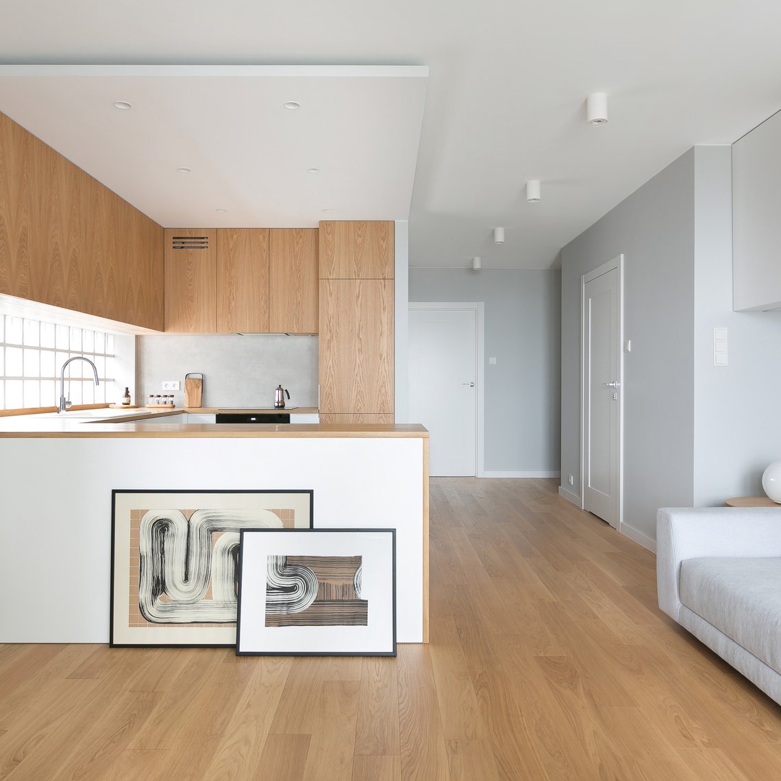 projekt kuchni, styl skandynawski, styl nowoczesny