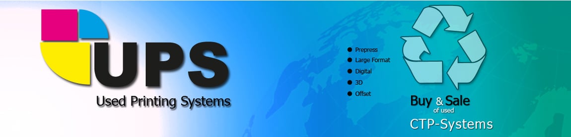 Buy and sale Used CTP Systems Ankauf Verkauf gebrauchte CTP Systeme Plateprocessors Platesetter RIP software prepress
