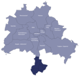 Karte Berlin und Blankenfelde - Mahlow
