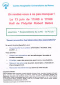 Hopital robert debre reins bernadette marchand lmc france journée association