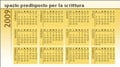 PUNTI 35   calendario tascabile personalizzato (250)