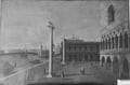 Canaletto (attr.), "La Piazzetta", XVIIIème siècle (propriété privée)