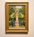 " Formal Garden with Temple" Original Composition