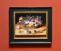 "Flowers in a Basket" after Ambrosius Bosschaert (1573-1621)