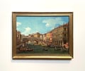 " The Rialto Bridge" after Canaletto (1697-1768)