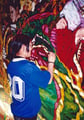 Academia de Arte Yepes students painting the "Performing Arts Center Mural • Chicago, IL  USA