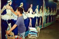 Academia de Arte Yepes students painting the "Performing Arts Center Mural • Los Angeles, CA  USA
