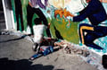 Academia de Arte Yepes students painting the "Mariachi Plaza" Murals • Los Angeles, CA  USA