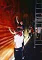 Academia de Arte Yepes students painting the "Performing Arts Center Mural • Chicago, IL  USA